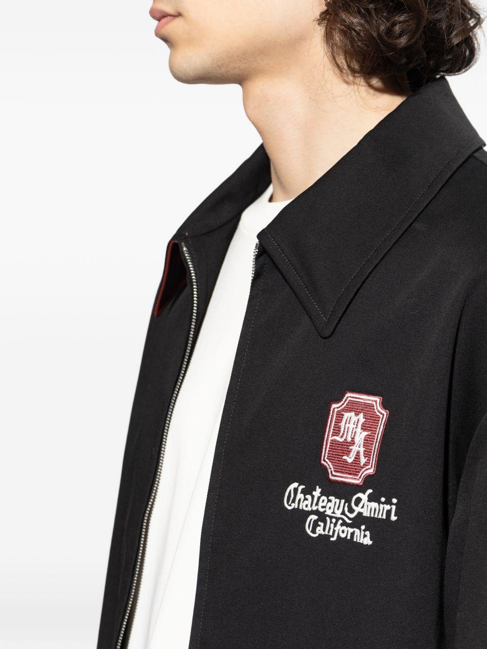 Giacca con zip in nero AMIRI - uomo 