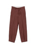 Pantaloni Charlotte con passanti per cintura in marrone Birkenstock x sftm - donna