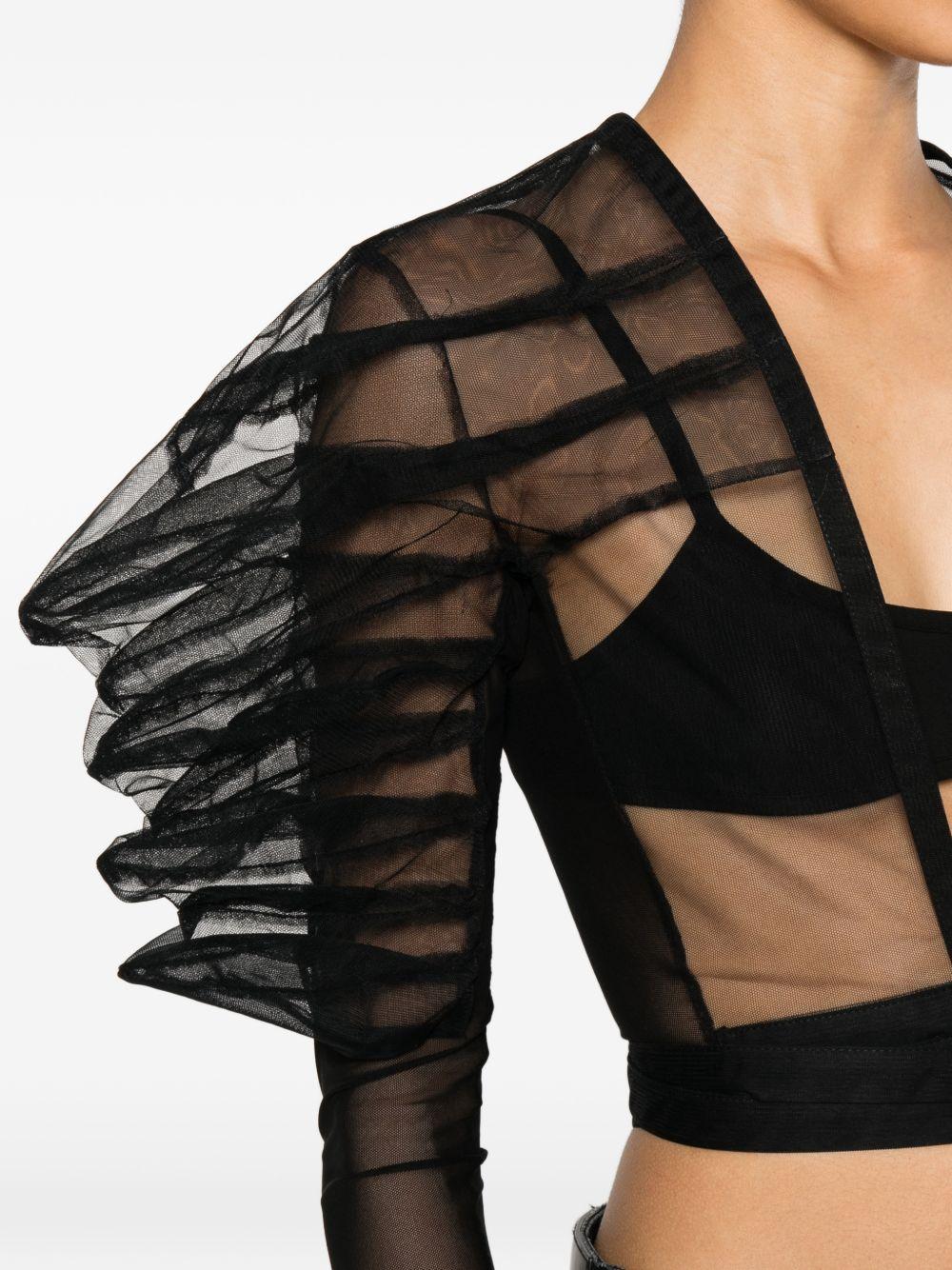 Top rhino in nero Rick Owens - donna 