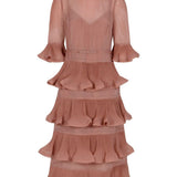 Abito con ruches in rosa Zimmermann - donna 