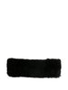Fascia per capelli in sherling in nero Toteme - donna