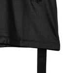 T-shirt a manica corta con nastro in nero Rick owens drkshdw - donna 