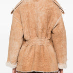 Cappotto corto doppiopetto in marrone Salvatore Santoro - donna 