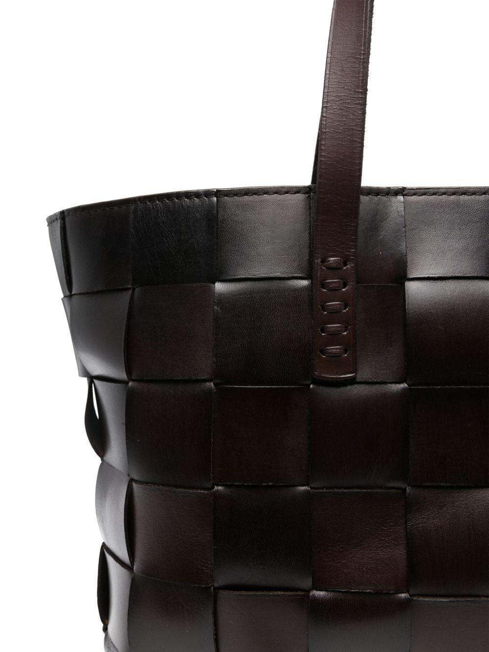 Borsa tote japan in marrone scuro Dragon Diffusion - donna 
