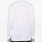 T-shirt a maniche lunghe in bianco Tokyo luxury brand - uomo 