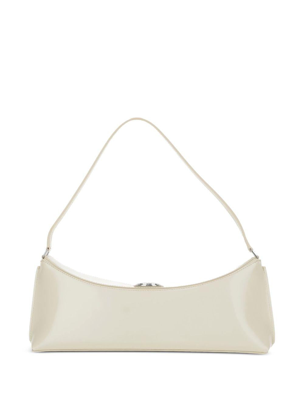 Borsa la ovalo clutch in avorio Jacquemus - donna 