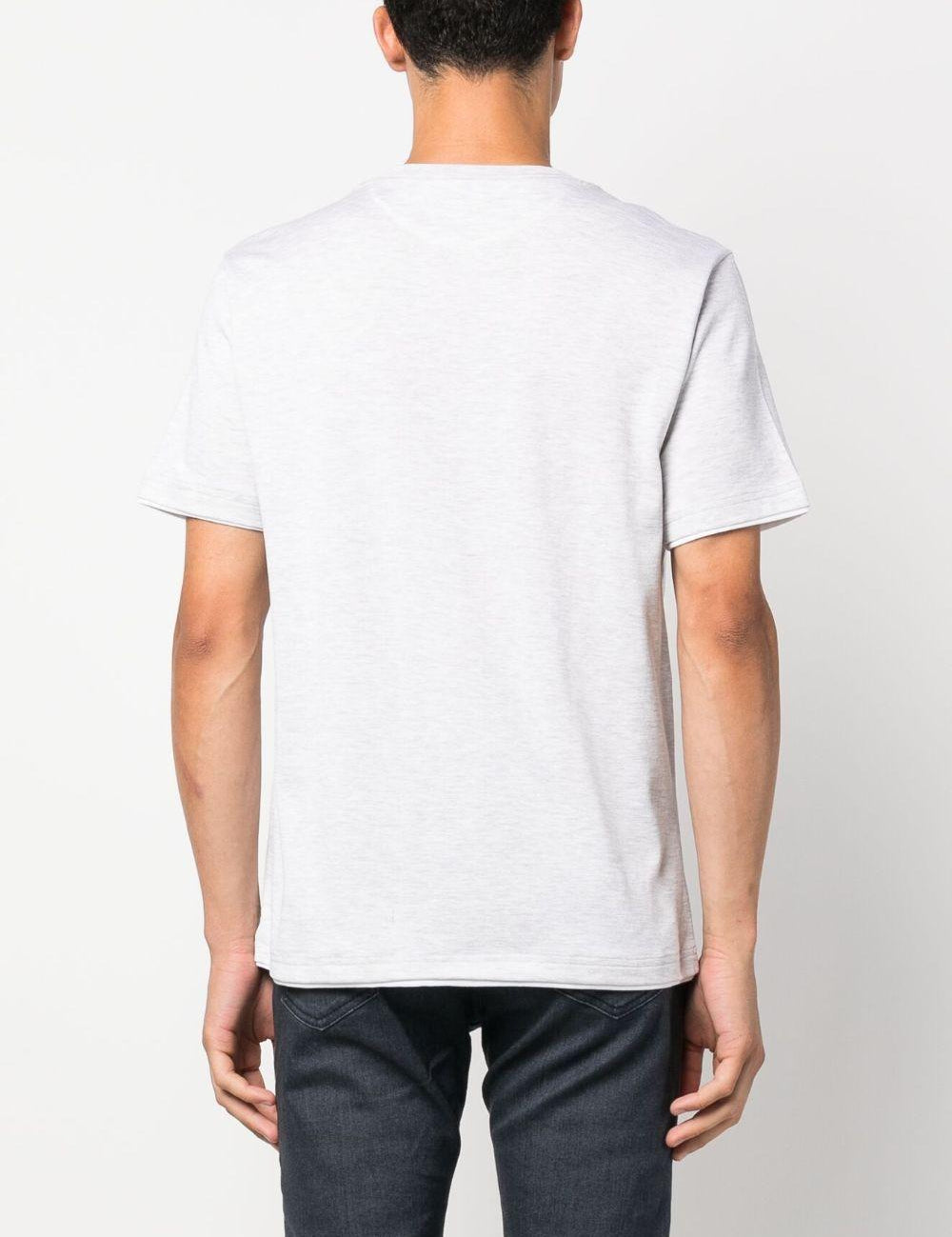 T-shirt a doppio strato in grigio Eleventy - uomo 