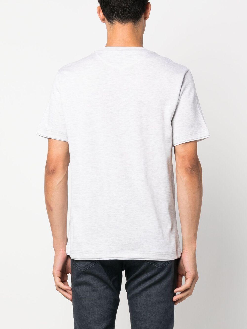 T-shirt a doppio strato in grigio Eleventy - uomo 
