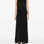 Abito dolmen in nero Max Mara Sportmax- donna 