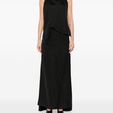 Abito dolmen in nero Max Mara Sportmax- donna 