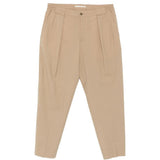 Pantaloni affusolati a pieghe in marrone Briglia 1949 - uomo 