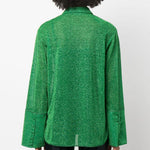 Camicia a maniche lunghe in lurex multicolore Oséree - donna 