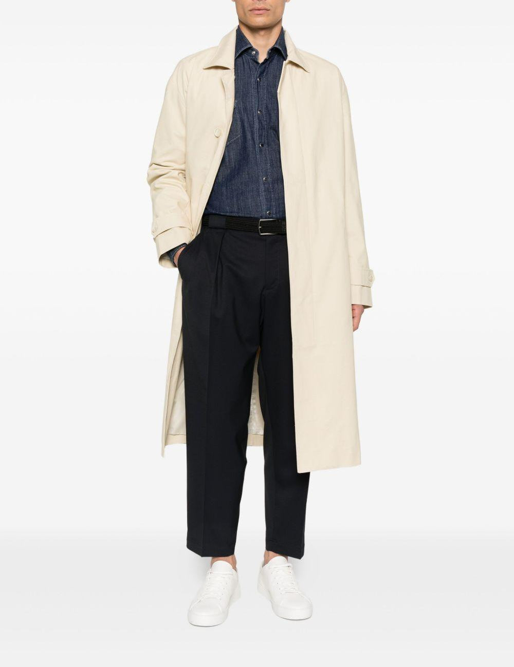 Pantaloni con pieghe frontali in blu Briglia 1949 - uomo 