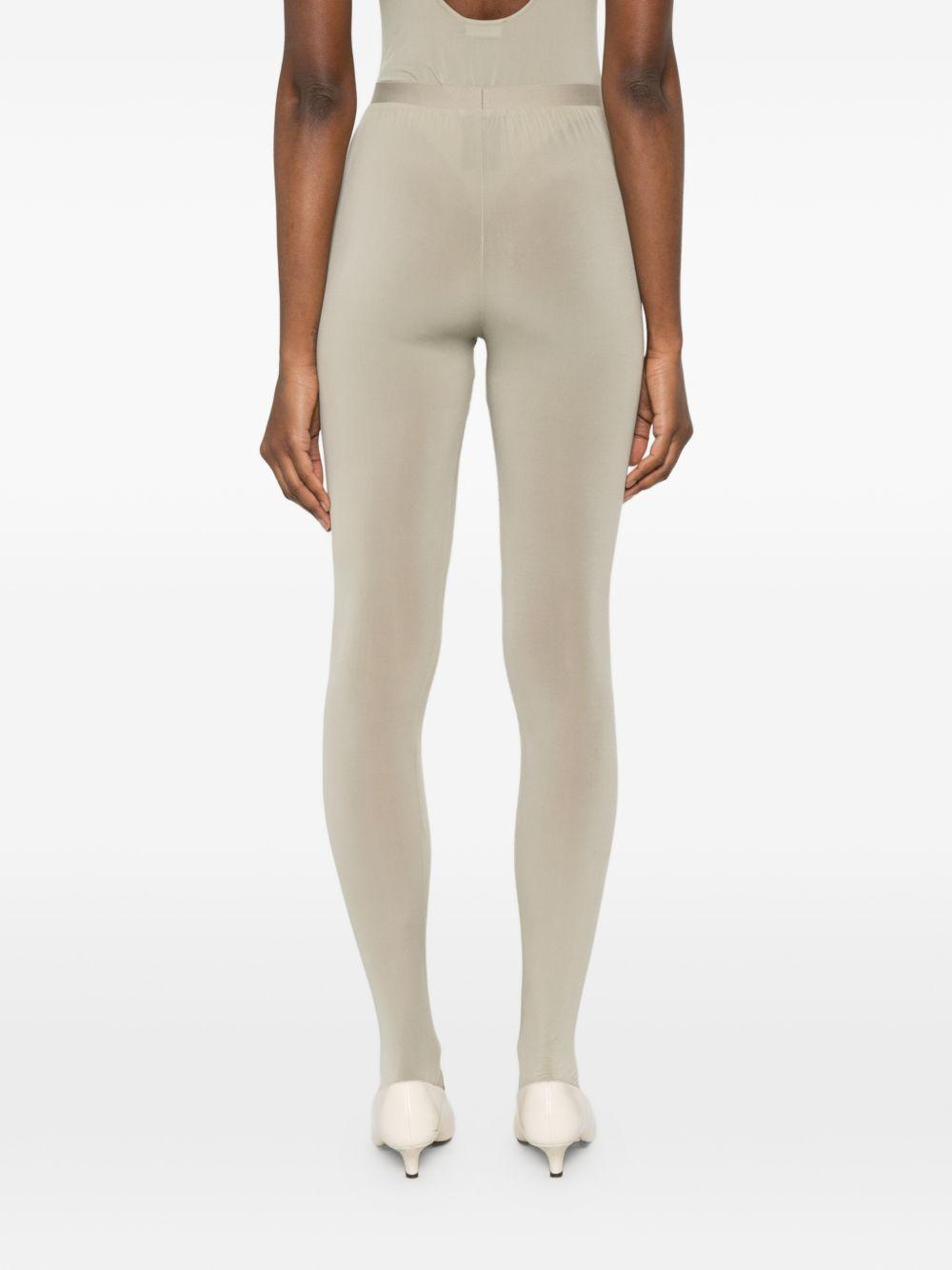 Leggings con staffa in beige Wardrobe.Nyc - donna 