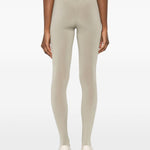 Leggings con staffa in beige Wardrobe.Nyc - donna 