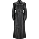 Cappotto con cintura paste in nero Maxmara sportmax - donna 