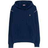 Felpa con cappuccio e logo in blu Kenzo - uomo 