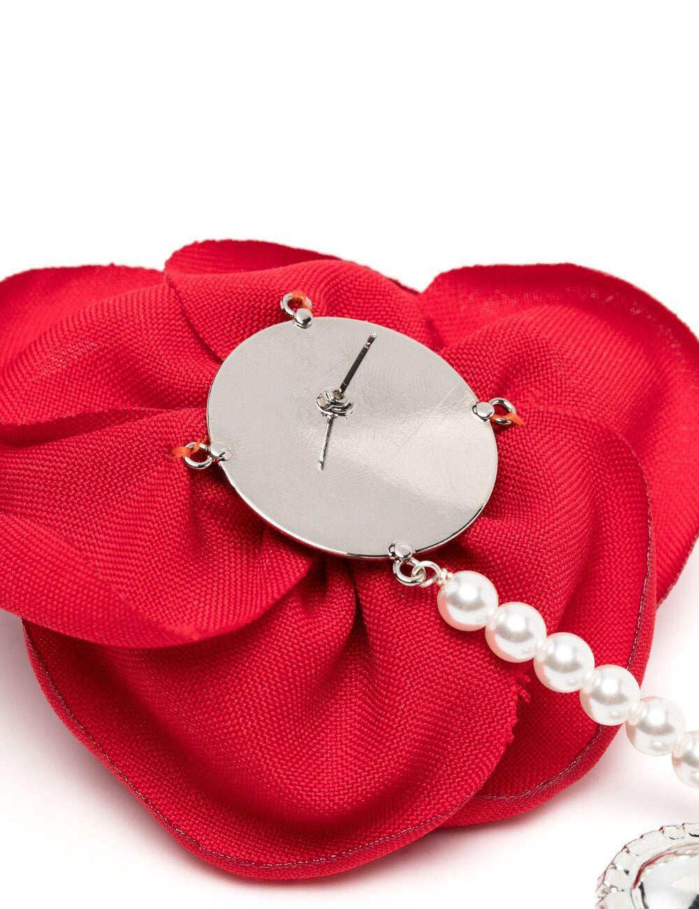 Orecchini con decorazioni floreali in rosso Magda butrym - donna 