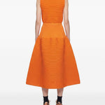 Gonna a trapezio in arancione Melitta Baumeister - donna 