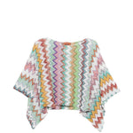 Blusa con scollo a barca multicolore Missoni - donna 