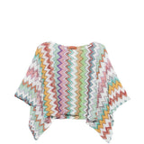 Blusa con scollo a barca multicolore Missoni - donna 