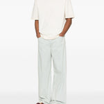 Pantaloni a gamba dritta in celeste Golden goose - uomo 
