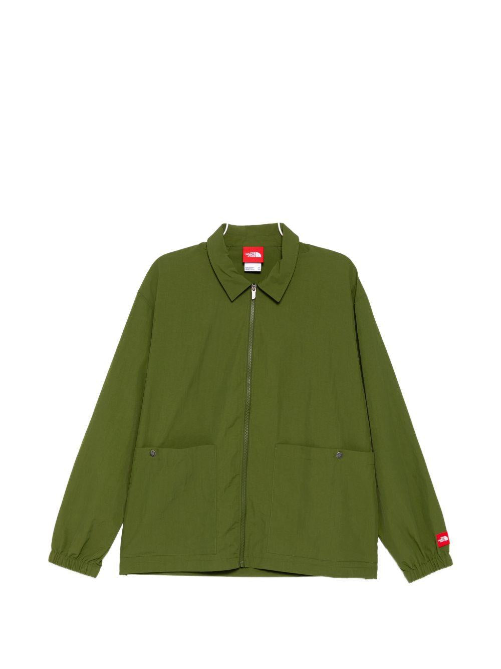 Giacca-camicia in nylon in verde The north face - uomo 