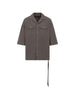 Camicia con tasche in grigio Rick owens drkshdw - uomo