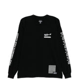 T-shirt a maniche lunghe  in nero Yohji yamamoto - uomo 