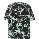 Camicia con design floreale carltone in verde Dries van noten - uomo 