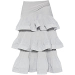 Gonna midi con balze in grigio Zimmermann - donna 