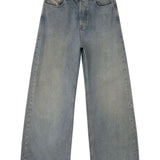 Jeans a vita bassa e gamba larga in blu Diesel - donna 