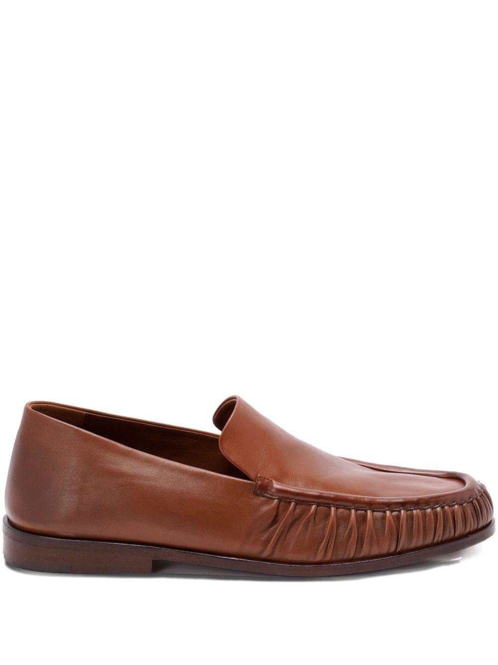 Mocassini in pelle in nero Marsell - uomo 