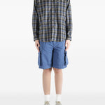 Camicia a quadri in grigio Erl - unisex 