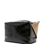 Borsa a spalla in pelle in nero Uma Wang - donna 