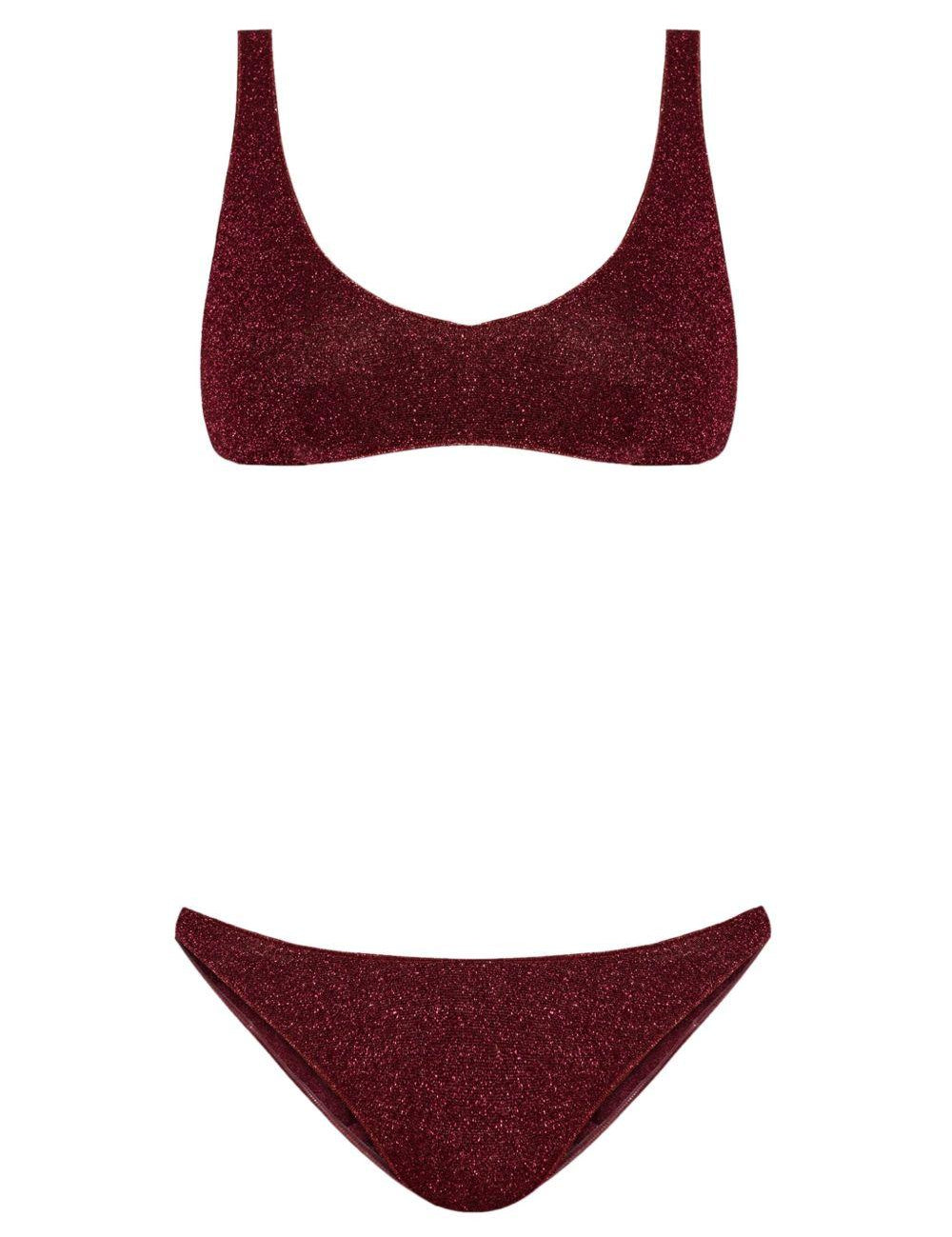 Bikini lumiere sporty in bordeaux Oséree - donna 
