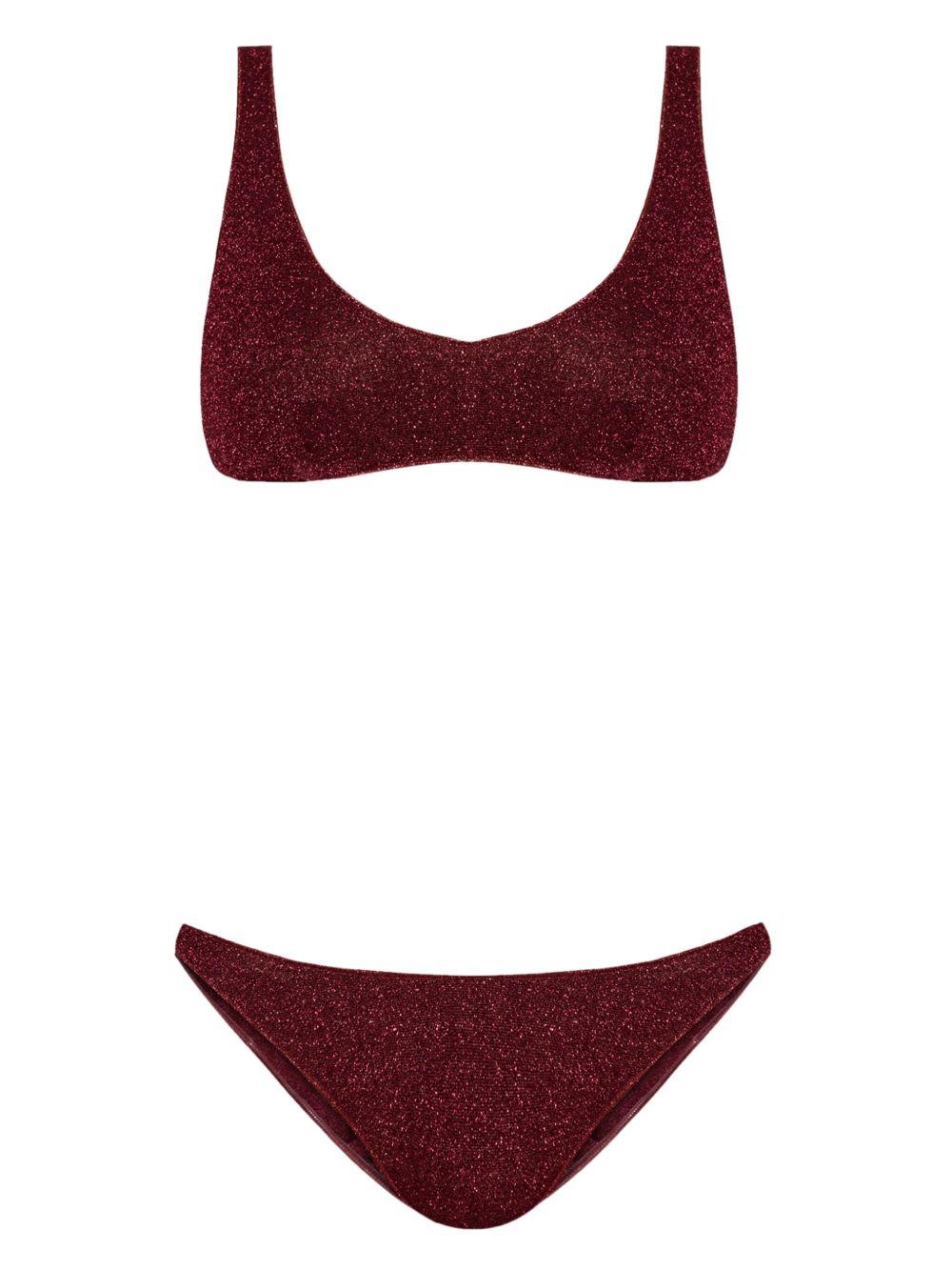 Bikini lumiere sporty in bordeaux Oséree - donna 