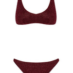 Bikini lumiere sporty in bordeaux Oséree - donna 