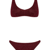 Bikini lumiere sporty in bordeaux Oséree - donna 