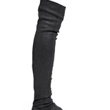 Sneakers alte in nero Rick Owens Drkshdw - uomo<BR/> 