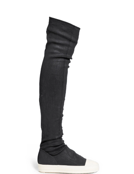 Sneakers alte in nero Rick Owens Drkshdw - uomo<BR/> 