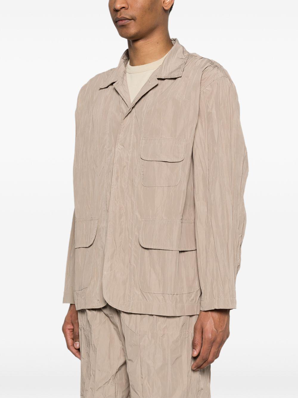 Giacca con effetto stropicciato in beige GONGDID DESIGN - uomo 