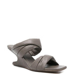 Sandali intrecciati in grigio Rick owens - donna 