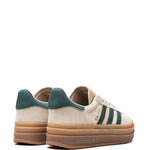 Sneakers gazelle bold in verde e beige 
