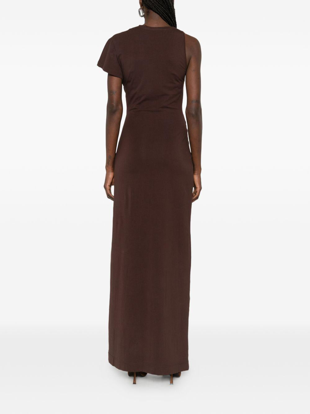 Abito con pendente in marrone Christopher Esber - donna 