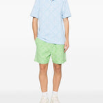 Polo con motivo logo in azzurro Casablanca - uomo 