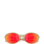 occhiali da sole ovali con lente rossa oakley - unisex 