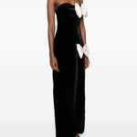 Abito con fiocchi in nero e bianco Alessandra Rich - donna 