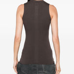 Top a coste in marrone Rick owens - donna 