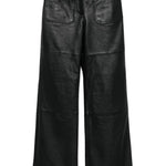 Pantaloni in pelle in nero Victoria beckham - donna 